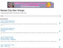 Tablet Screenshot of kansascityusergroups.com